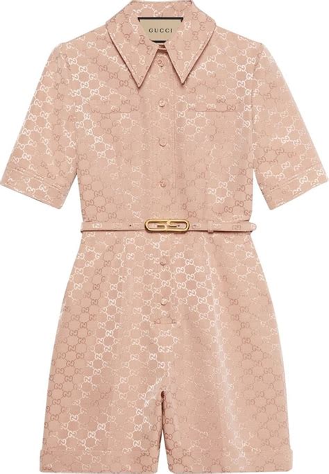 gucci belted playsuit|Gucci Jumpsuits and Playsuits for Women .